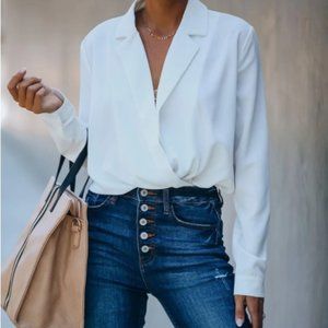 VICI Suit Yourself Bodysuit, White